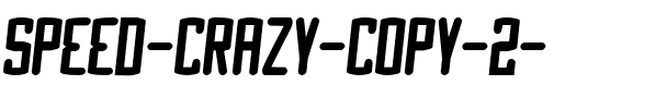 Speed Crazy Regular.ttf