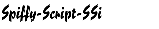 Spiffy Script SSi Regular.ttf
