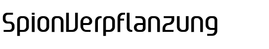 Spion Verpflanzung2 Regular.otf