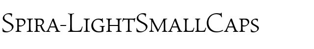 Spira-LightSmallCaps Regular.ttf