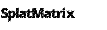 SplatMatrix Regular.ttf