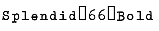 Splendid 66 Bold.ttf