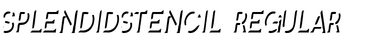 Splendid Stencil Regular.otf