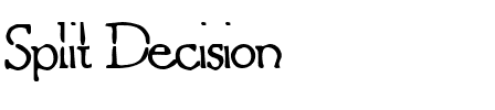 Split Decision Regular.ttf