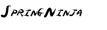 SpringNinja Normal.ttf