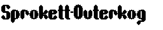 Sprokett Outerkog Regular.ttf