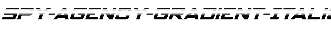 Spy Agency Gradient Italic Italic.ttf