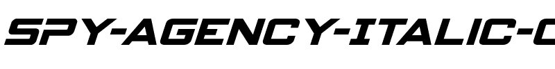 Spy Agency Italic Italic.ttf