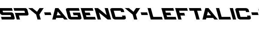 Spy Agency Leftalic Italic.ttf