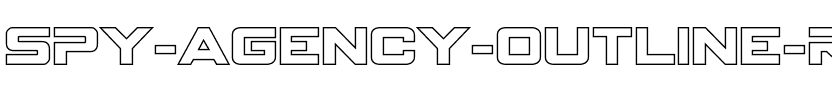 Spy Agency Outline Regular.ttf