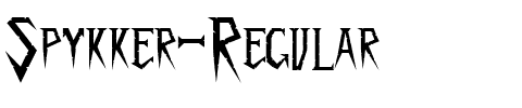 Spykker Regular.ttf