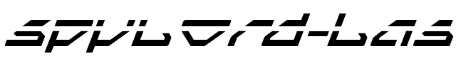 Spylord Laser Italic Laser Italic.ttf