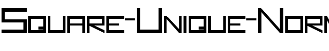 Square Unique Normal.ttf