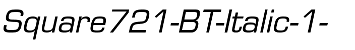 Square721 BT Italic.ttf