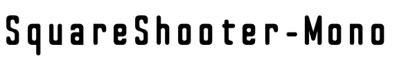 SquareShooter Mono Regular.ttf