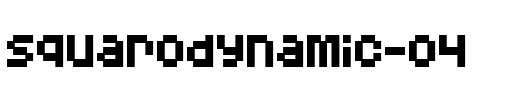 Squarodynamic 04 Regular.ttf