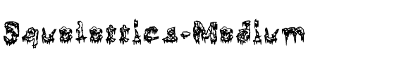 Squelettics Medium.otf