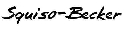 Squiso Becker Normal.ttf
