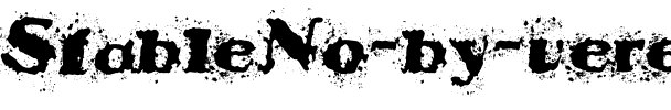 StableNo  by veredgf.ttf