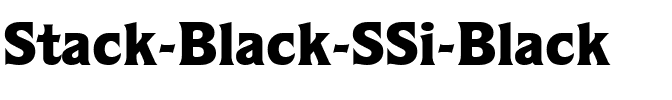 Stack Black SSi Black.ttf