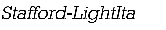 Stafford-LightIta Regular.ttf