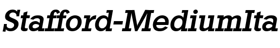 Stafford-MediumIta Regular.ttf