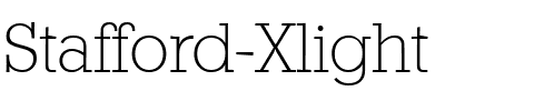 Stafford-Xlight Regular.ttf