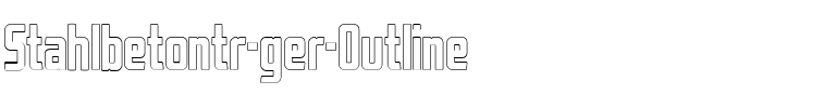 Stahlbetontrger Regular.ttf