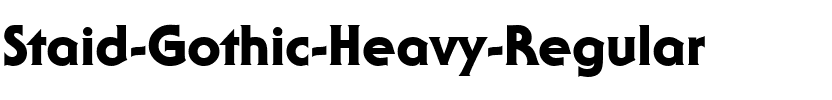 Staid Gothic Heavy Regular.ttf