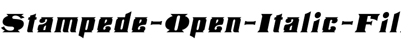 Stampede Open Italic Fill Regular.ttf