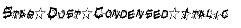 Star Dust Condensed Italic.ttf