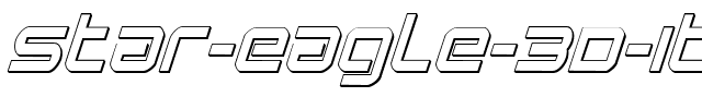 Star Eagle 3D Italic Italic.ttf