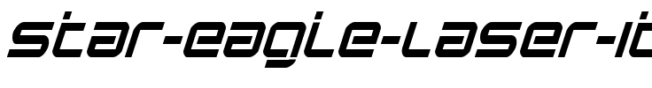 Star Eagle Laser Italic Italic.ttf