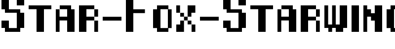 Star Fox/Starwing Regular.ttf