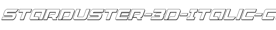 Starduster 3D Italic Italic.ttf