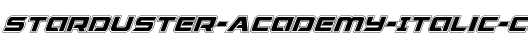 Starduster Academy Italic Italic.ttf