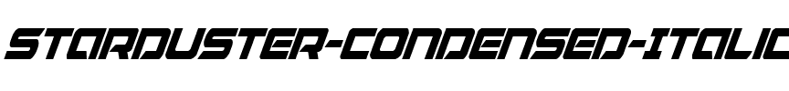 Starduster Condensed Italic Condensed Italic.ttf