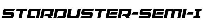 Starduster Semi-Italic Semi-Italic.ttf