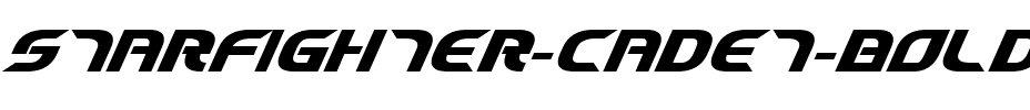 Starfighter Cadet Bold Italic Bold Italic.ttf