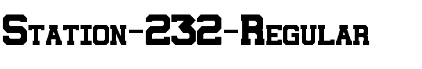 Station 232 Regular.ttf