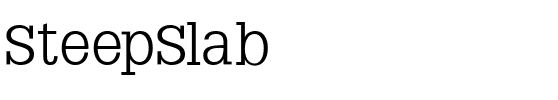 SteepSlab Regular.ttf