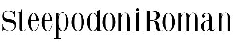 SteepodoniRoman Regular.ttf