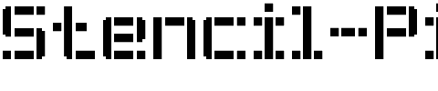 Stencil Pixel-7 Regular.ttf