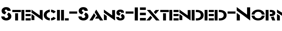 Stencil Sans-Extended  Normal.ttf