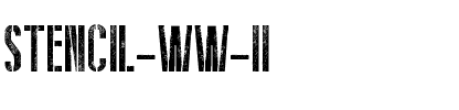 Stencil WW II Normal.ttf