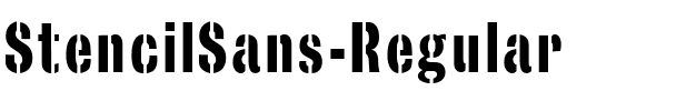 StencilSans Normal.ttf