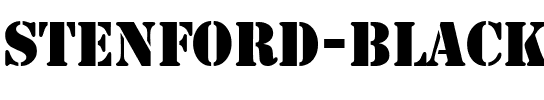 Stenford Black DB Regular.ttf