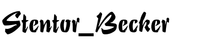Stentor Becker Regular.ttf