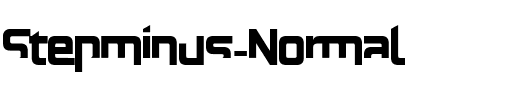 Stepminus Normal.ttf