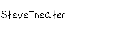 Steve - neater Regular.ttf